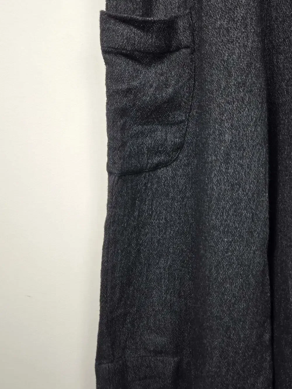 Zara Kids Wool Blend Knit Jumper Dress Size 9 (134 cm) Charcoal Grey Sleeveless